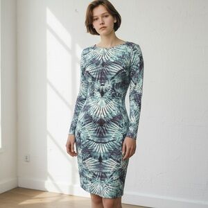 Presley Skye Long Sleeve Bodycon Dress Size S